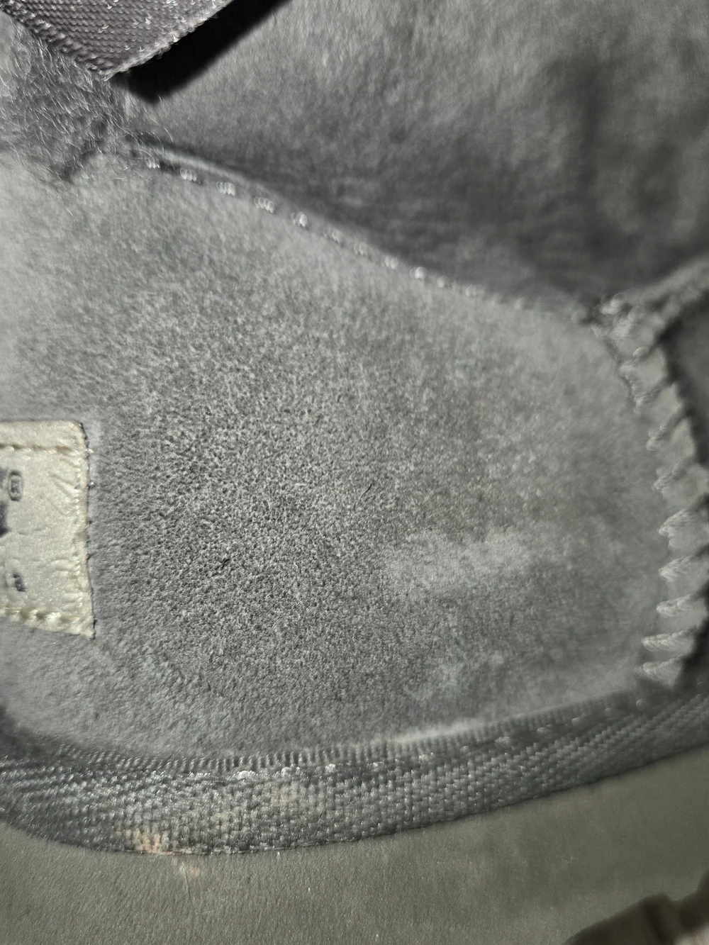 UGG Australia Kids Gray Bailey Bow II Suede Sheepskin Boots Size Unknown